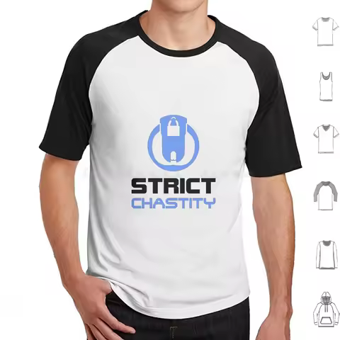 Strict Chastity Chastity For Boys & Guys Blue Label T Shirt Men Women Kids 6xl Enema Boy Slave Bdsm 