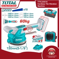 Total P20S Li-Ion Tile Vibration Machine 6-Speed Set | 2.0Ah Battery + Charger | TTVLI20018