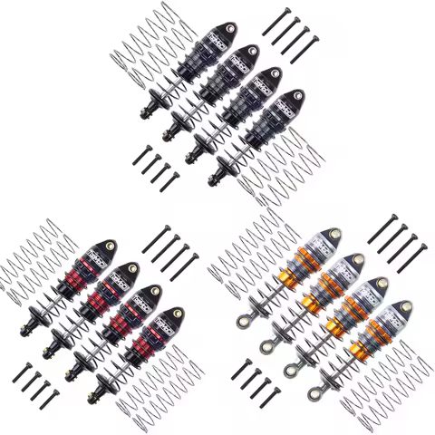 35mm Aluminum Big Bore RC Oil Shock Absorber for 1/24 Axial SCX24 FCX24 Upgrade Replace Parts