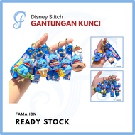 GANTUNGAN Disney Stitch Keychain Anime Cartoon Keychain Keychain