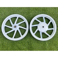 G-REN GR8 HARD ALLOY MAGS MIO SPORTY / SOULTY / AMORE / MIO SOUL i115 8 SPOKES 4 HOLES COLOR WHITE