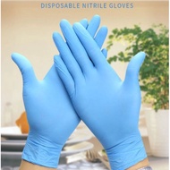 Disposable Surgical Gloves 100PCS Blue Nitrile Powder Free Gloves Latex (S M L) Healthcare