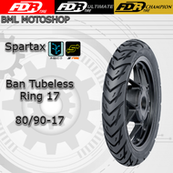Ban Tubeless FDR 80/90-17 Spartax Ban Motor Ring 17