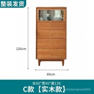 Solid Wood Chest of Drawers Wooden Storage Cabinet Solid Wood Chest of Drawers Living Room Japanese 