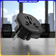 ESSAGER Universal Travel Adapter Multi Port UK EU USA AUS 2500W 250V - WL-09