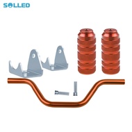 Motorcycle Bend Tube Pedal Set Bend Bar Foot Rest Pedal Kit Straddle E-bike Modification Accessories