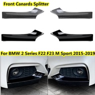 Front Bumper Splitter Diffuser For BMW 2 Series F22 F23 M235i M240i 218i 218d 220i 220d M-Sport 2014