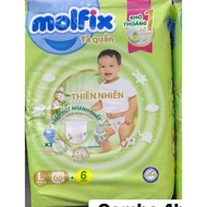 Natural Molfix Diapers / Diapers Size S/ M / L/ XL/ XXL/ 3XL