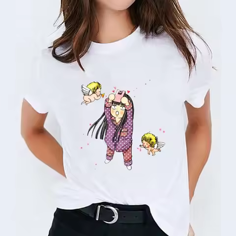 Anime Kimi Ni Todoke Cartoon Printing Tshirt Summer Fashion Manga Short Sleeve Round Neck Tops Women