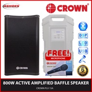 2023ln stock✥❧Crown PLX 15A Speaker / Amplified Baffle / Active Speaker / 800W / Original Crown
