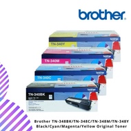 Brother TN-348BK/TN-348C/TN-348M/TN-348Y Black/Cyan/Magenta/Yellow Original Toner