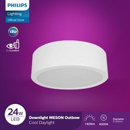 PUTIH Meson LED Panel Downlight 24w 59474 OB/OutBow Philips - White