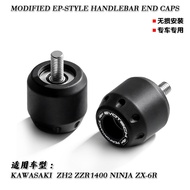 Motorcycle Aluminum Alloy Handlebar Grips Bar End Plugs ZH 2 Accessories For Kawasaki ZH2/ZZR1400/Ni
