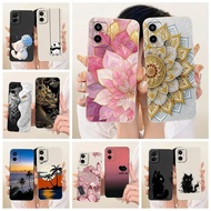 For Samsung Galaxy M06 Case SM-M066B New Flowers Candy Painted Cover Soft Silicone Case For Samsung 