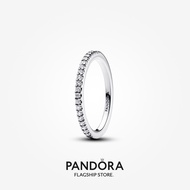 Authentic Original S925 Sterling Silver Pandora Sparkling Band Ring