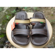 Men's Leather KICKERS SLIDE Sandals - Leather KICKERS SLIDE Sandals