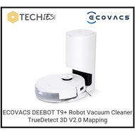 [DEMO SET]]ECOVACS DEEBOT T9+ Robot Vacuum Cleaner TrueDetect 3D V2.0 Mapping App + Auto-Empty Stati