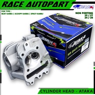 ATAKA Racing Cylinder Block Head Scoopy Spacy Carburetor KVY 23/27 24/28