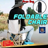 Aquatackle - 【CH002/CH003】Foldable Kerusi Foldable Chair Kemping Outdoor Camping Chair Portable Fishing Chair Equipment