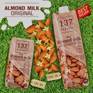 🌷3.8 PROMO🌷💕 137 Degrees Almond Milk Original & Unsweetened🧧(1X1L)