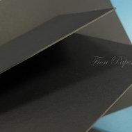Fion🚚Black Cardboard 1mm Thickness | Double-Sided Black | A3 A4 A5 A6 | Plain Hard Cardboard Thick C