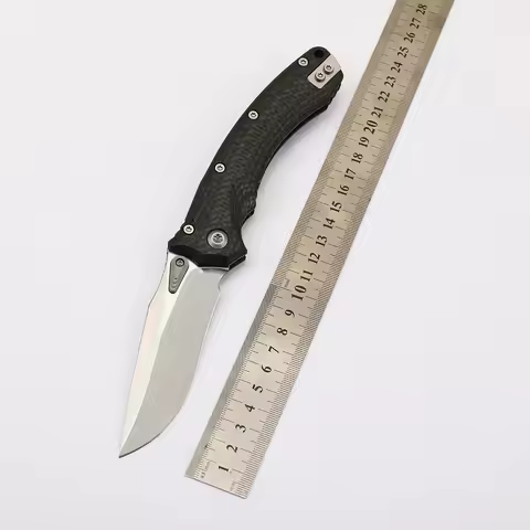 MICROTECH Folding Knife Carbon Fiber Handle New Outdoor Folding Knife Multifunctional Mini Fruit Kni