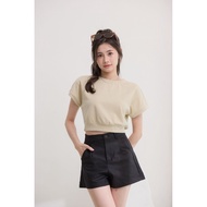 Auralie Batwing Sleeve Top Cream