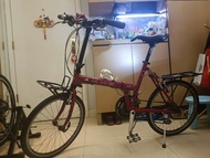 KHS 451 紅色摺疊單車