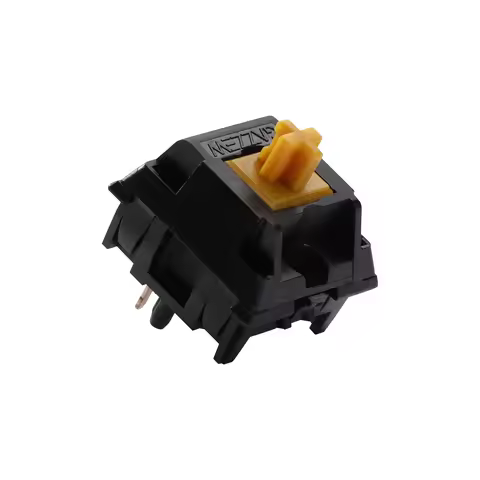 Gazzew Boba BLACK U4t V2 Thocky Tactile Switches for Mechanical Keyboard Customization 5pin 62g 68g 
