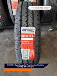 205/75R16 Gajah Tunggal w/ Free Stainless Tire Valve and 120g Wheel Weights