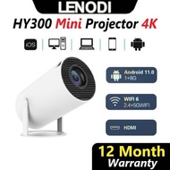 Hy300 Wireless Pro Wifi Bluetooth Cinema Android Mini Led Small Projector projektor 4K Android Mini 