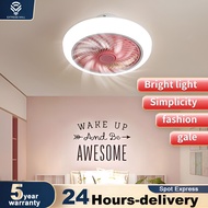 kipas dinding 72W  ceiling fan ceiling fan with lamp nvisible fan light AC Motor 5 Blades Ceiling Si