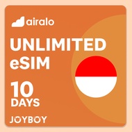🇮🇩 UNLIMITED Indonesia 🇮🇩 eSIM – Unlimited Data for 10 Days (by Airalo)