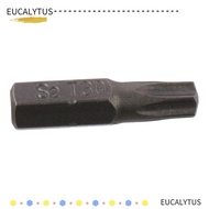 EUCALYTUSSG 1pc Torx Bits, T6-T40 25mm Length Screw Driver Bit, S2 Alloy Steel 1/4 Inch Hex Shank 6 