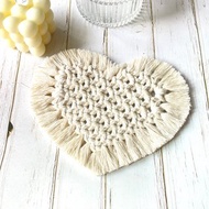 Macrame 愛心杯墊【Diy Macrame Heart Coaster Kit】