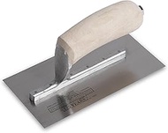MARSHALLTOWN The Premier Line MXS754 7-Inch by 4-1/2-Inch Wall Form Trowel with Wood Handle