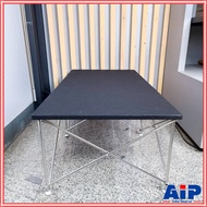 Free Table Leg Storage Bag ECO V2 Model 60x120 Height 40 Black Stainless Steel Size Approximately 60