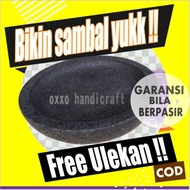 Cobek Batu Asli Ulekan Batu 19-20 cm