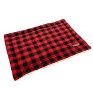 TRUSTIE Pet Mat - Checked (Red) (X-Small) (58x41x2cm)
