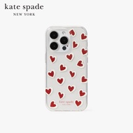 KATE SPADE NEW YORK HEARTS GLITTER IPHONE 14 PRO CASE KE097 เคสโทรศัพท์