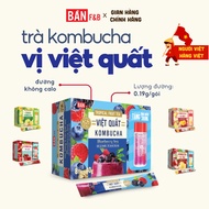 Trà Kombucha Hương Việt Quất Detox Cơ Thể Giàu Lợi Khuẩn Đẹp Dáng Đẹp Da Không Calo Hỗ Trợ Giảm Cân 