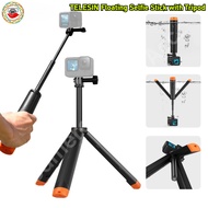 TELESIN Floating Selfie Stick with Tripod For DJI Action 5Pro / Gopro 13 12 / Insta360 Ace Pro 2