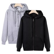 [S-6XL]Unisex Men's Women's Zipper Hoodie Jacket kosong