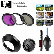UV FLD CPL Filter Lens Hood Cap For Panasonic FZ80 FZ82 FZ70 FZ72 FZ60 FZ62 FZ1000 FZ300 FZ330 FZ200