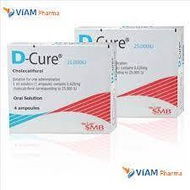 D CURE Vitamin D 25000IU / 25000iu    EXP=07/2024