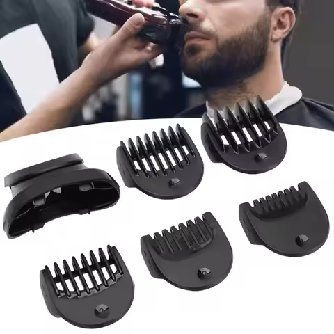 A52Q Beard Trimmer Attachment, 1/2/3/5/7/9mm Replacement Shaver Guide Combs, for Braun Series 3 BT32