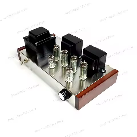 12W+12W 6F2 Push 6P1 Push-Pull Tube Amplifier Full-Bridge Rectification 6F2 + Kit/Finished