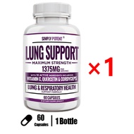 Lung Support Supplement - Natural Capsules for Lung Cleansing and Detoxification - Respiratory Syste