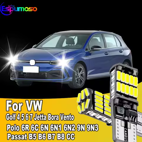 For VW Golf 4 5 6 7 Jetta Bora Vento Polo 6R 6C 6N 6N1 6N2 9N 9N3 Passat B5 B6 B7 B8 CC 2Pcs Super B