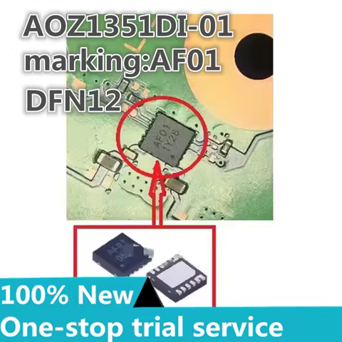 2-100pcs For PS5 Board EDM-020 AF01 Power Switch Driver IC Chip AOZ1351DI-01 AF01 1:1 N channels 3.5